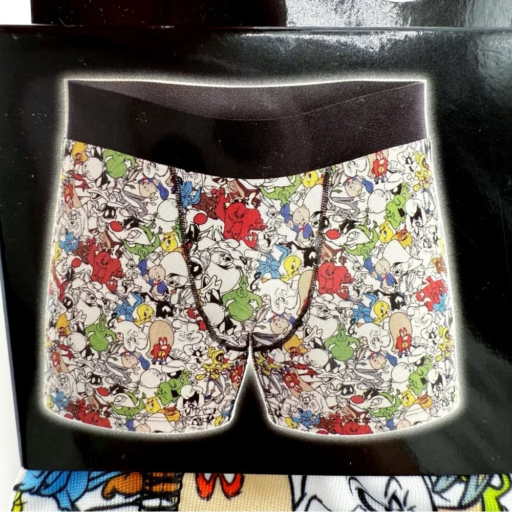 Looney Tunes Boxer Briefs Mens Small Underwear Bugs Bunny Porky Pig Tweety Bird